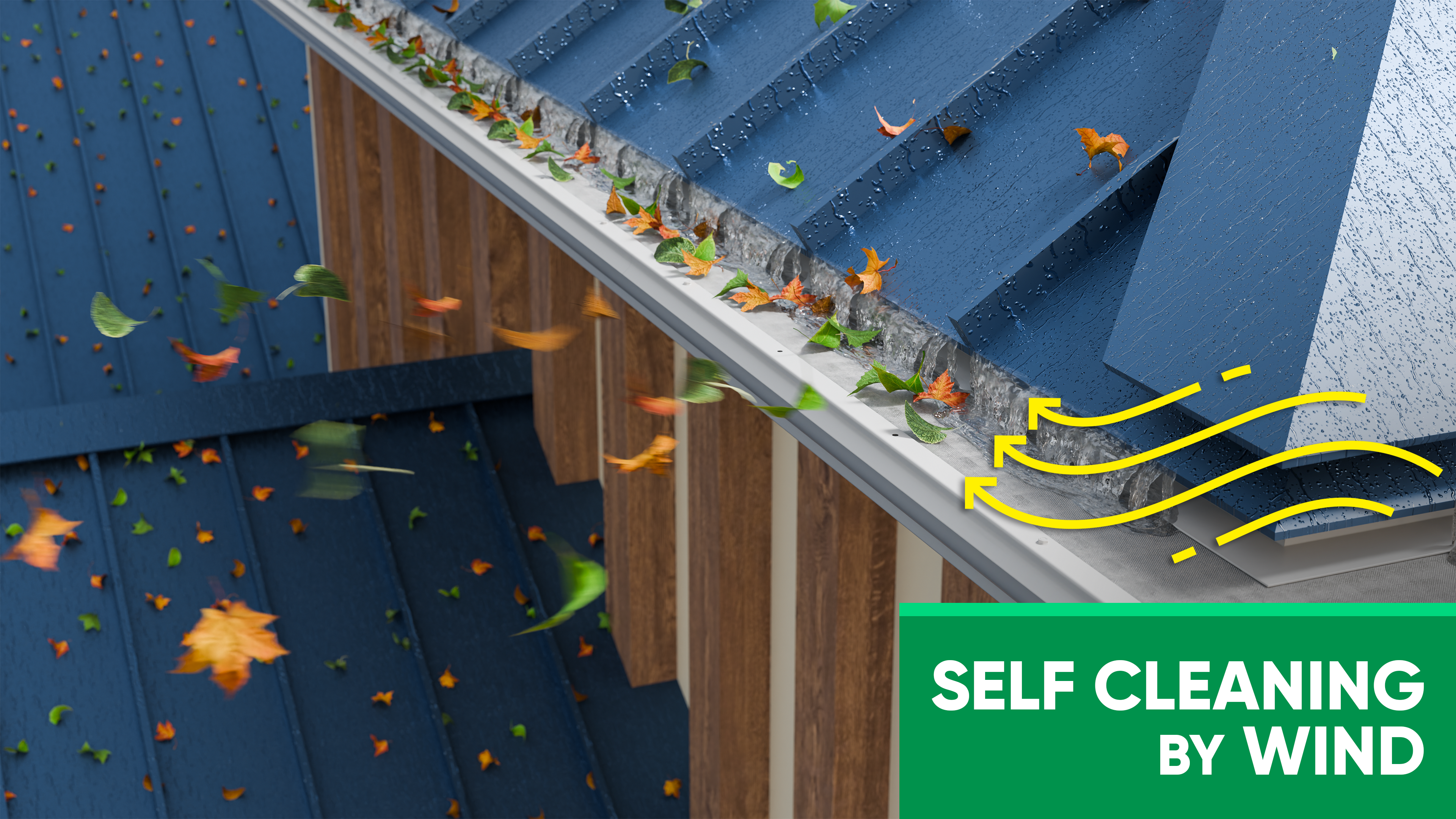 ELITE-5" Leaf Guards for Gutters with Stainless Steel Micromesh Gutter Guard Leaf Filter – Contractor Grade Aluminium Gutter Covers from Manufacturer 