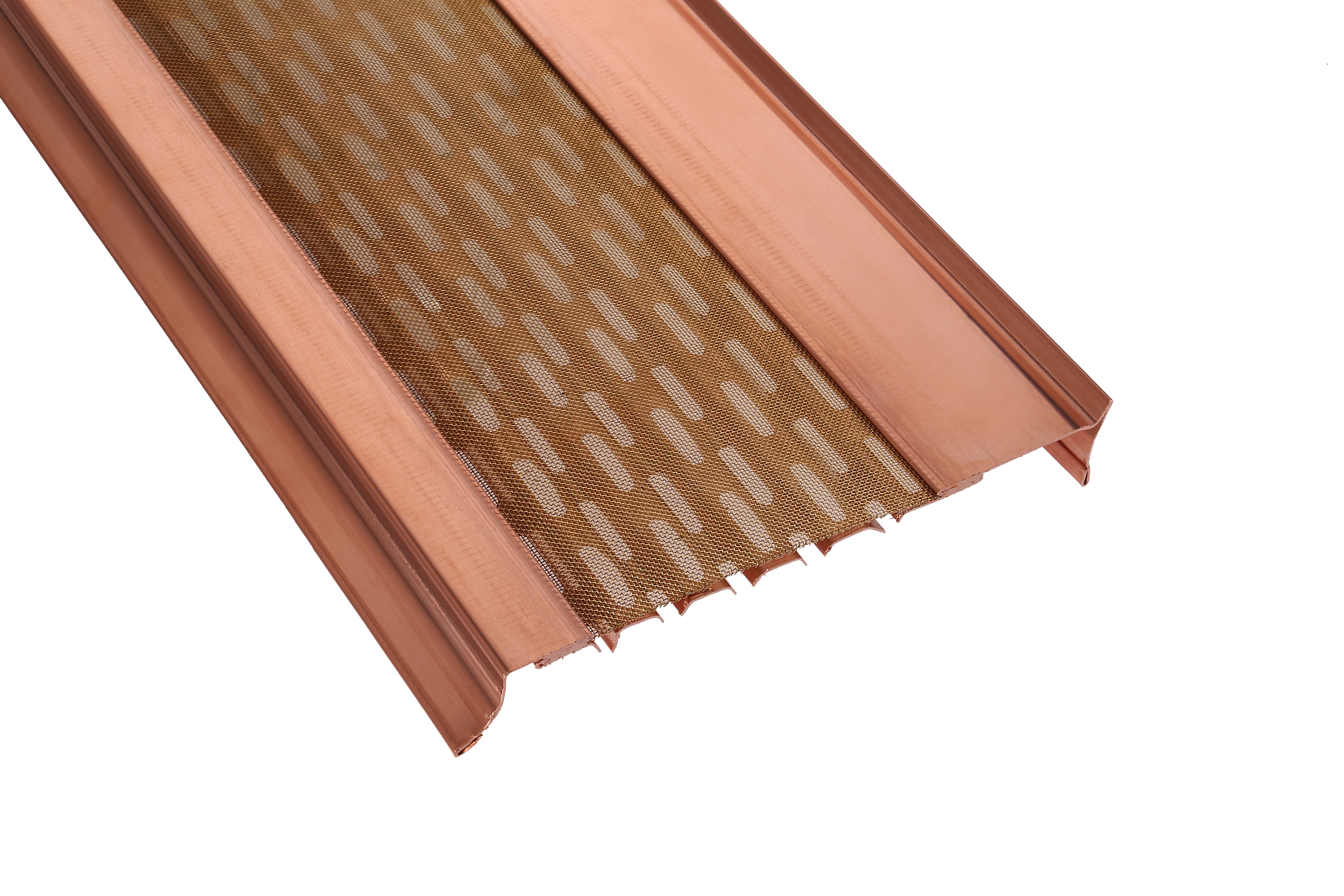 Copper (16oz) ELITE 6" Micromesh Leaf Guards for Gutters