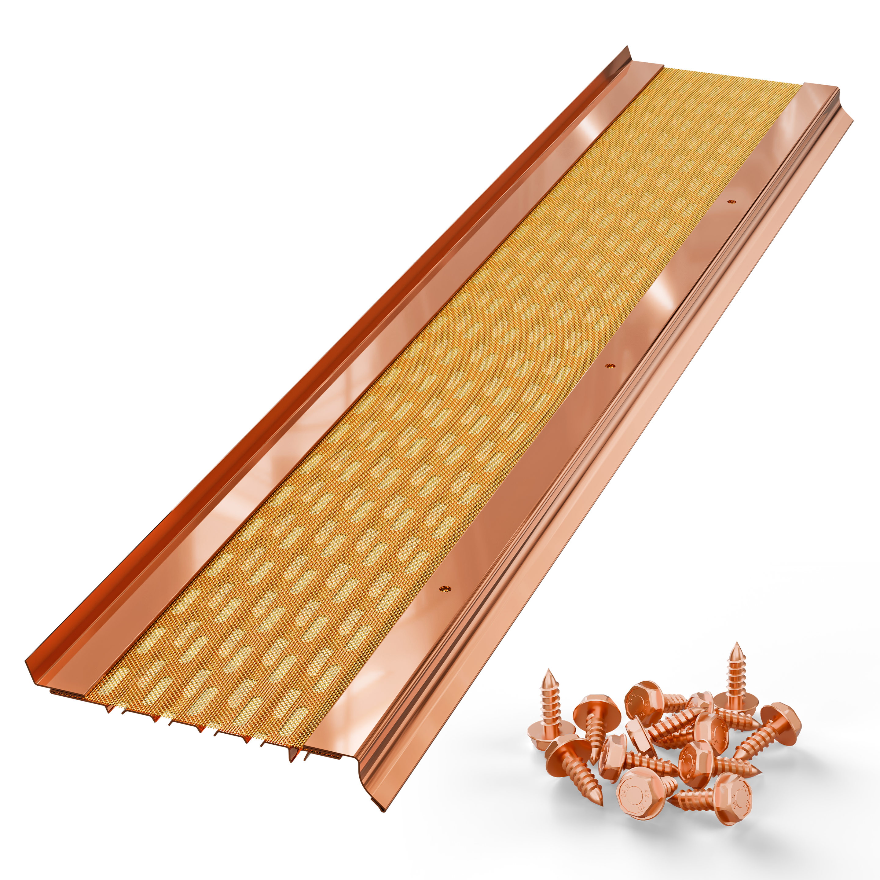 5 inch LEAF4GO Micromesh Gutter Guards - Colors