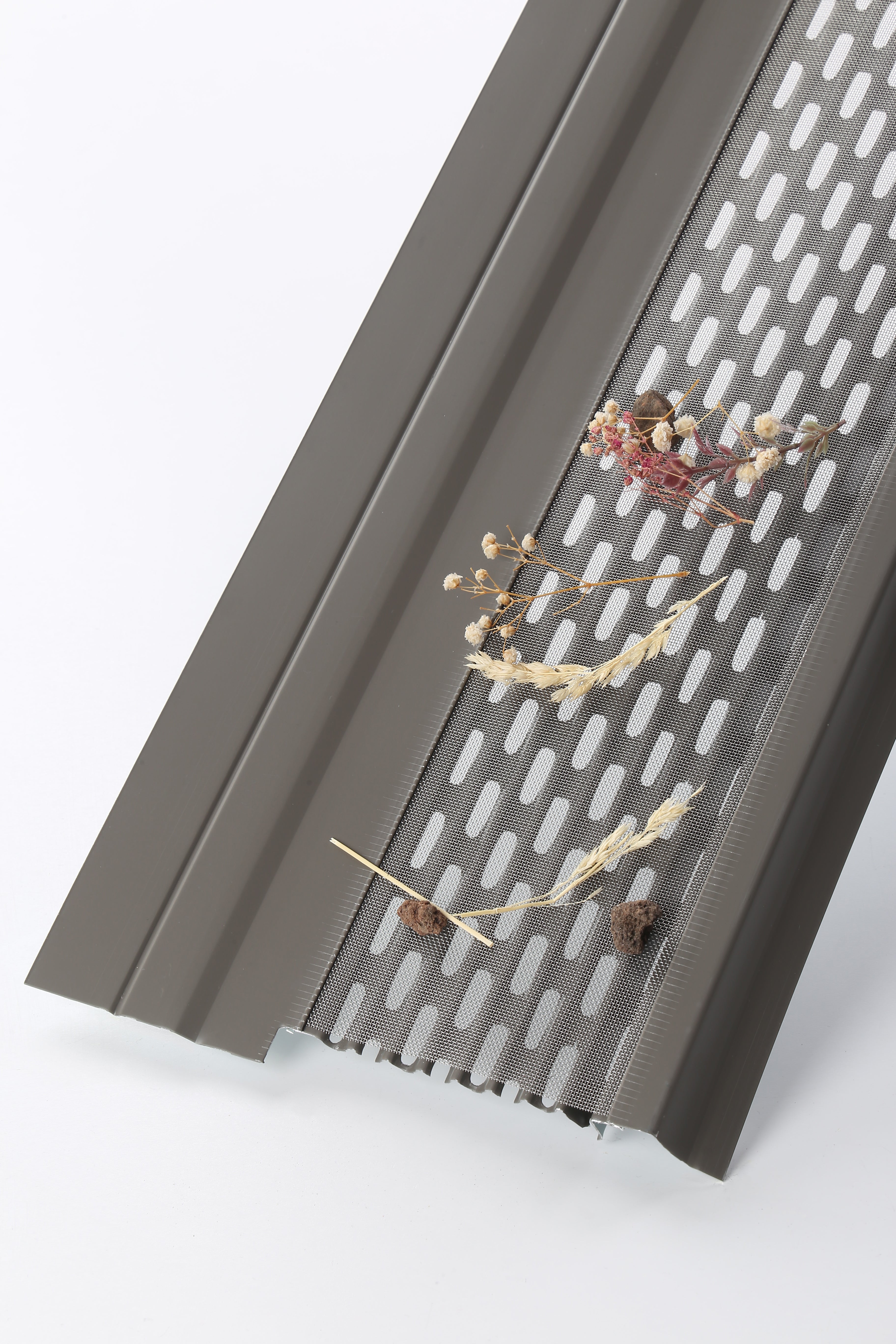 Half Round Flat Micro Mesh Gutter Guards - Colors - $5.65 per ft