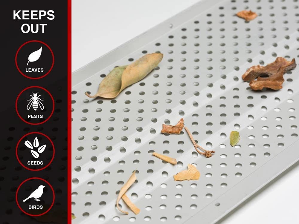 6'' LEAF4GO Gutter Guards - $1.58 Per Feet
