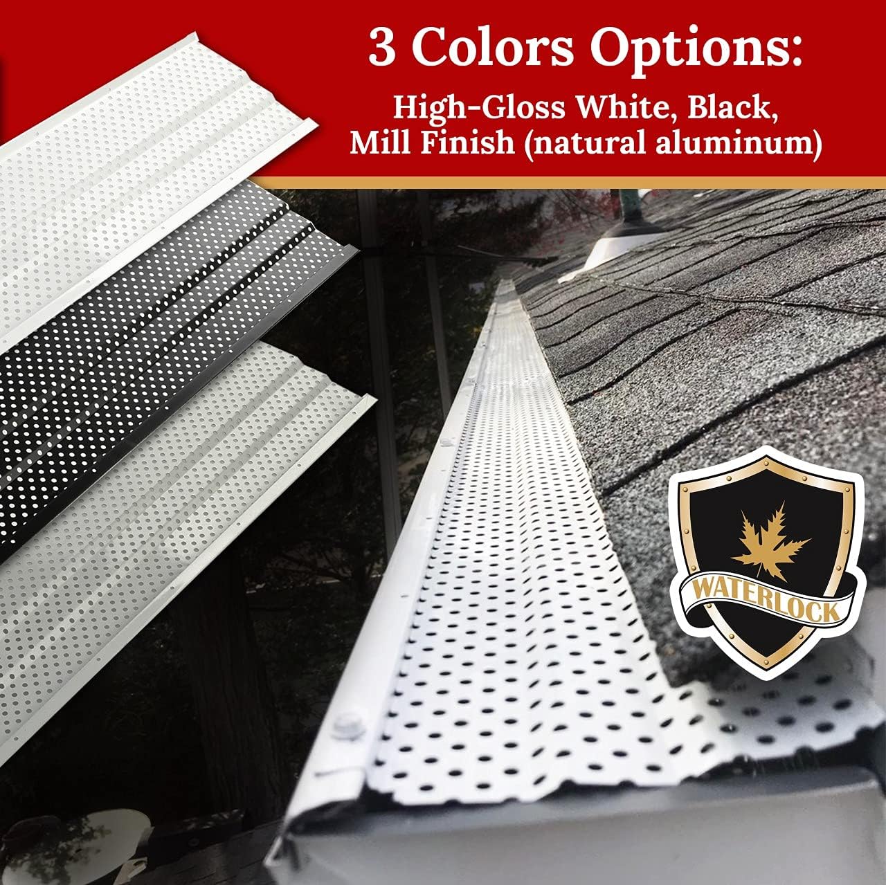 6'' LEAF4GO Gutter Guards - $1.58 Per Feet