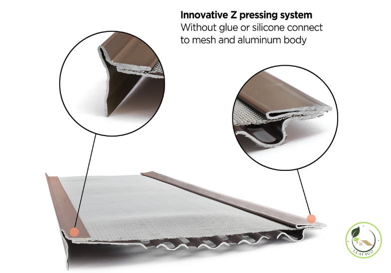 Samples (Free Shipping) Leaf4Go GUTTER GUARDS