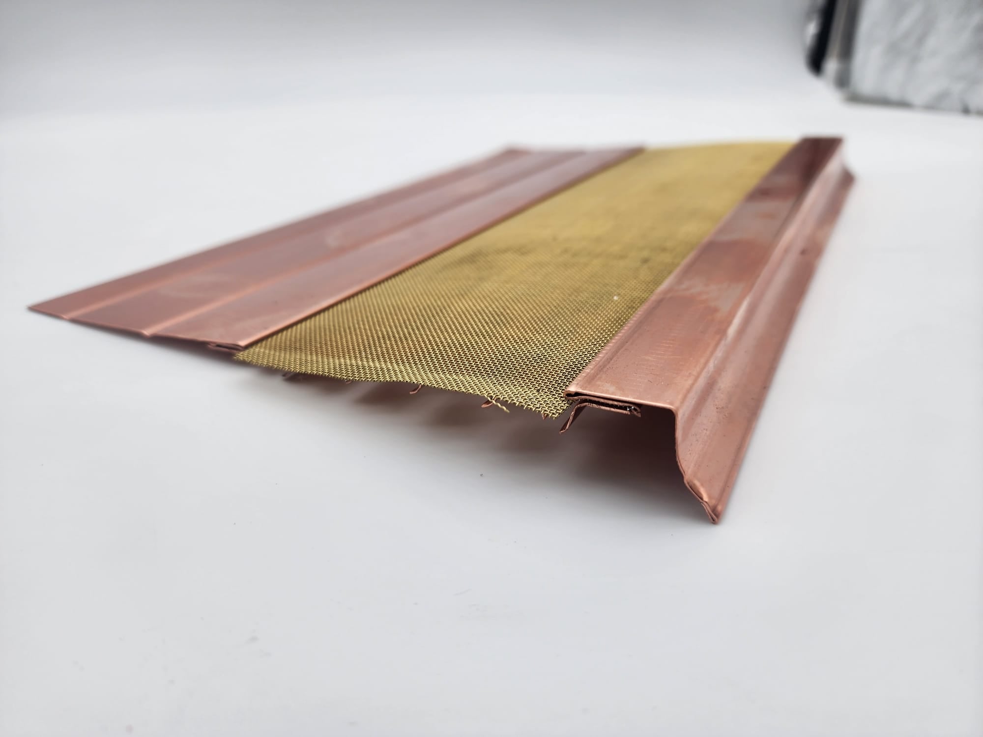 Flat Micromesh Gutter Guards - Copper - $27.00 per ft