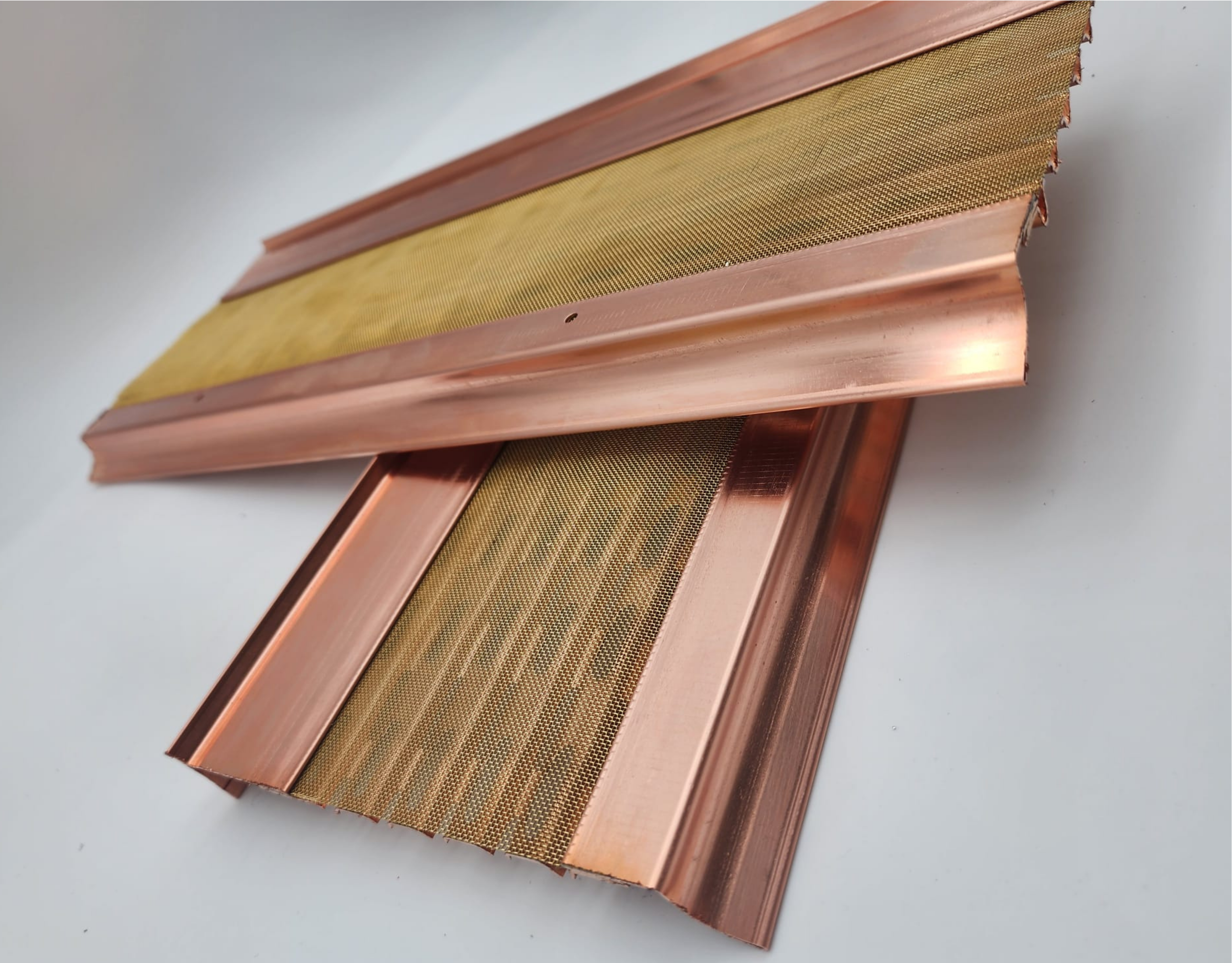 Copper (16oz) ELITE 6" Micromesh Leaf Guards for Gutters