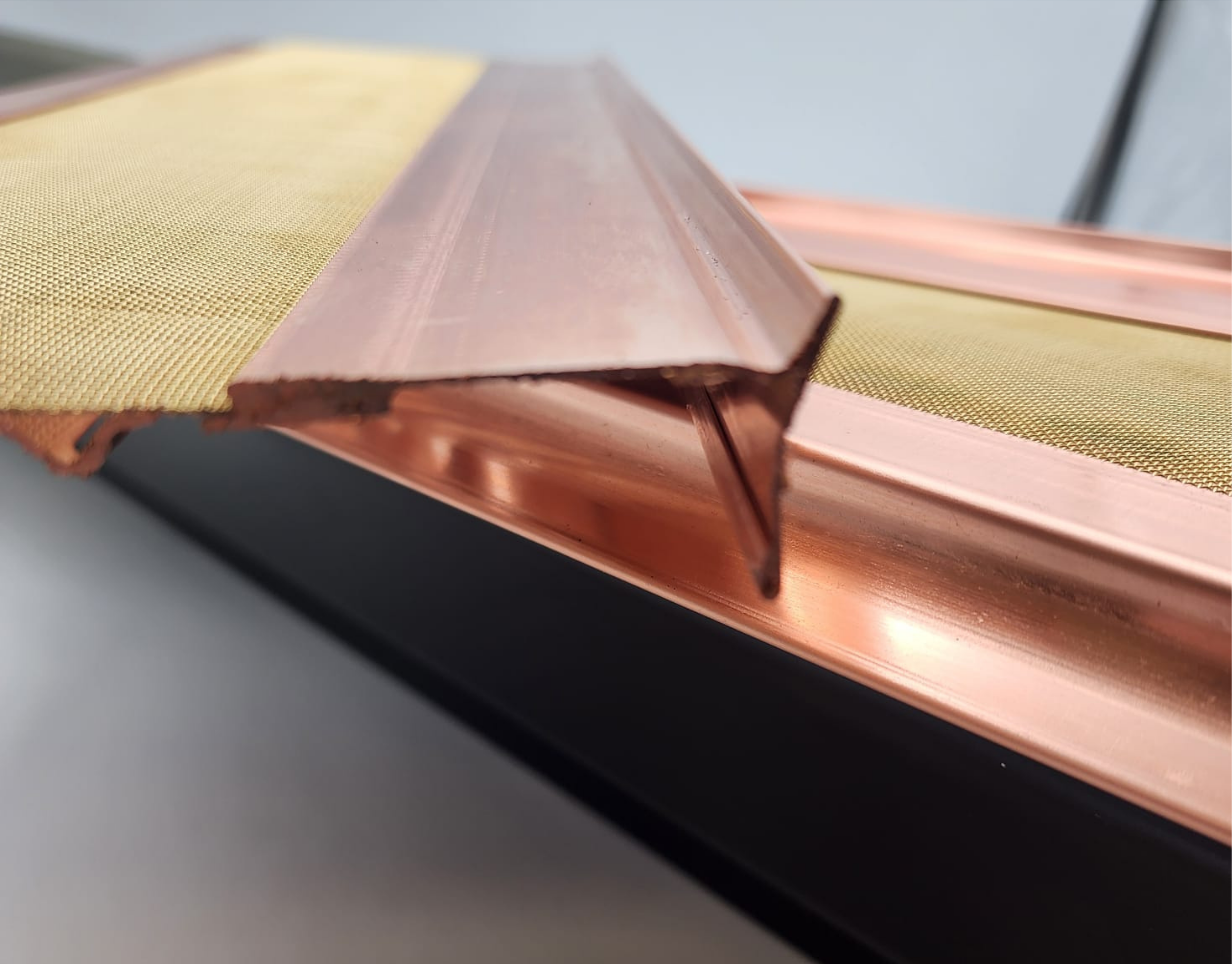 Copper (16oz) ELITE 6" Micromesh Leaf Guards for Gutters