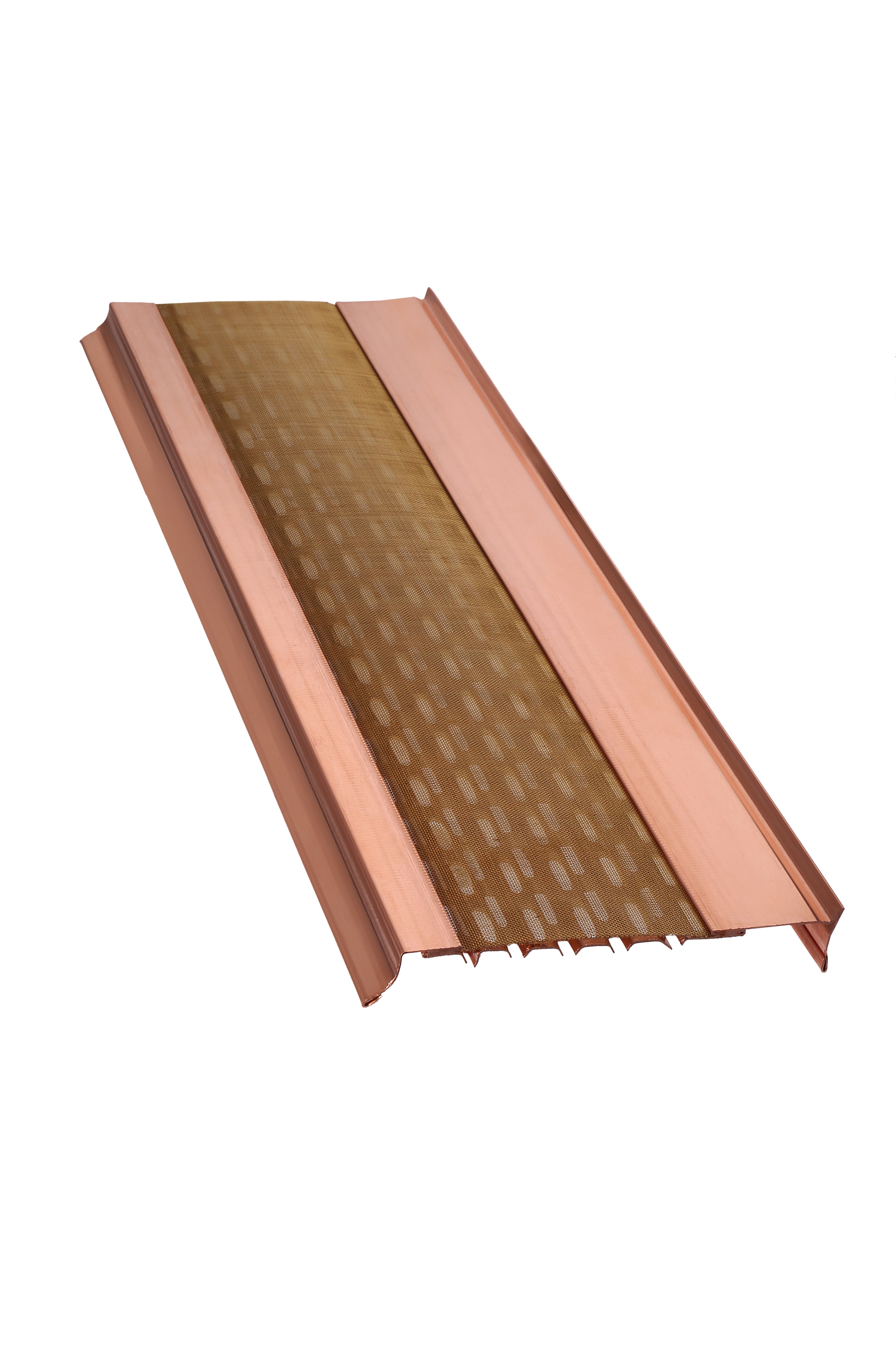 Copper (16oz) ELITE 5"Micromesh Leaf Guards for Gutters