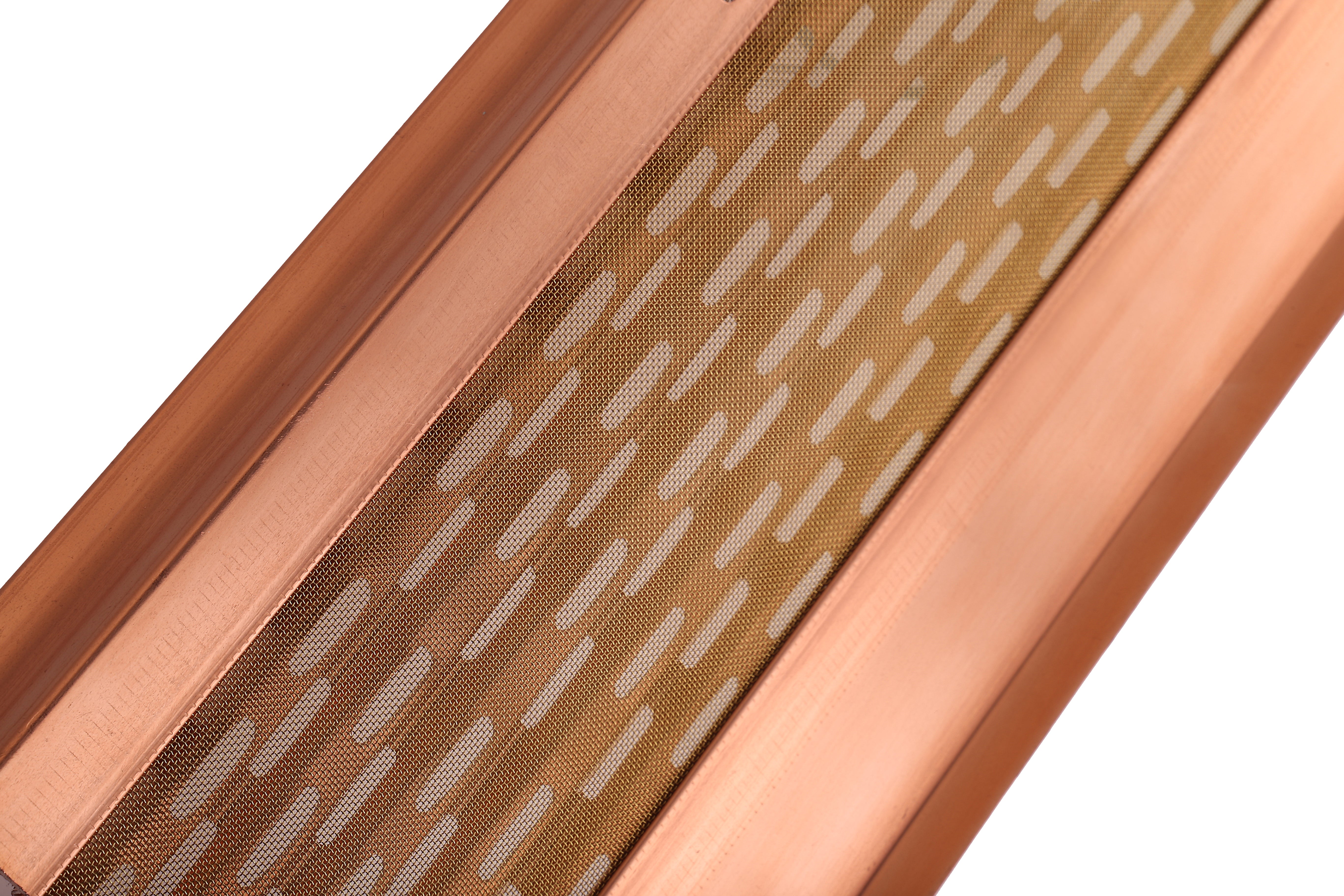 6” Copper Gutter Guards Micromesh