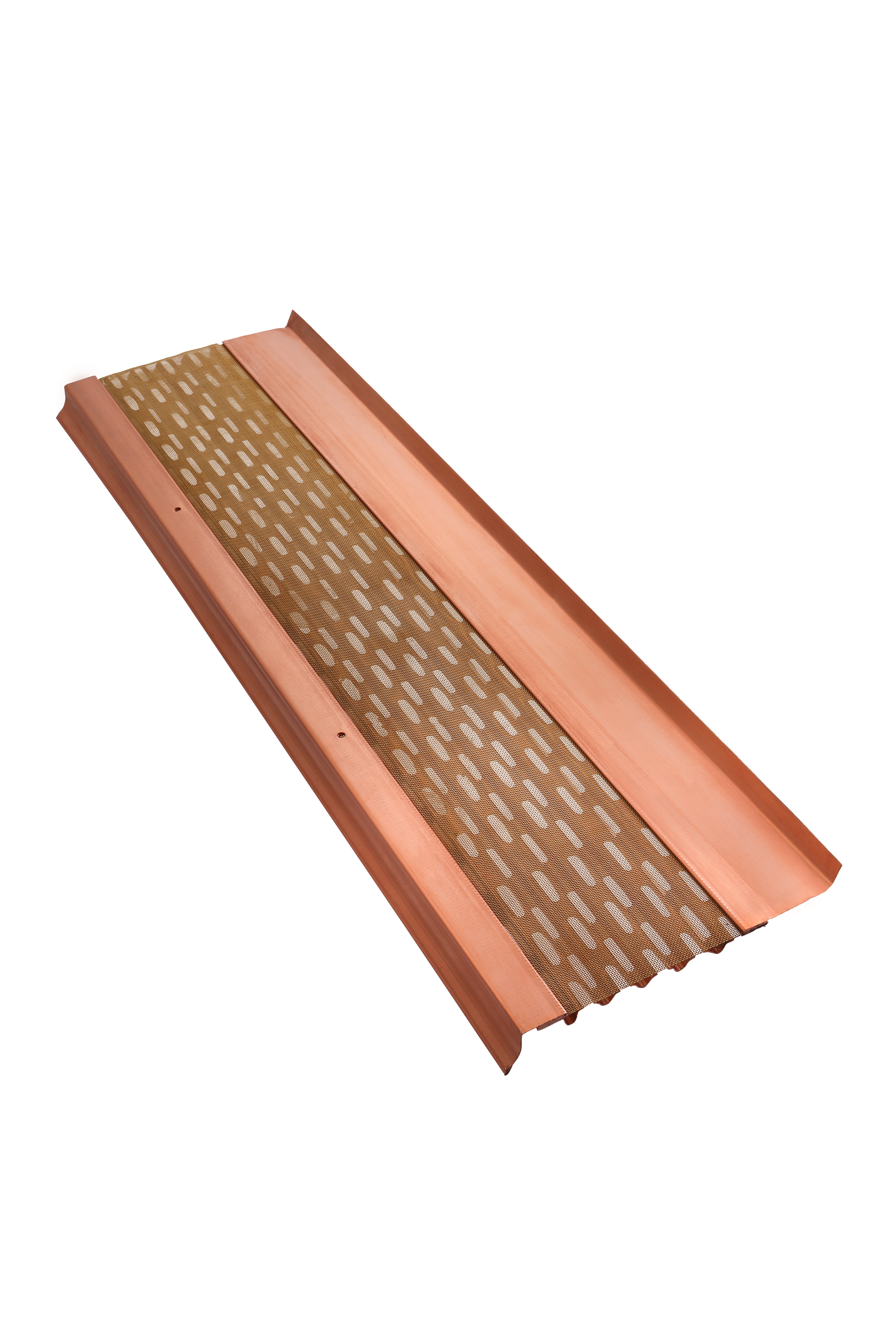 6” Copper Gutter Guards Micromesh