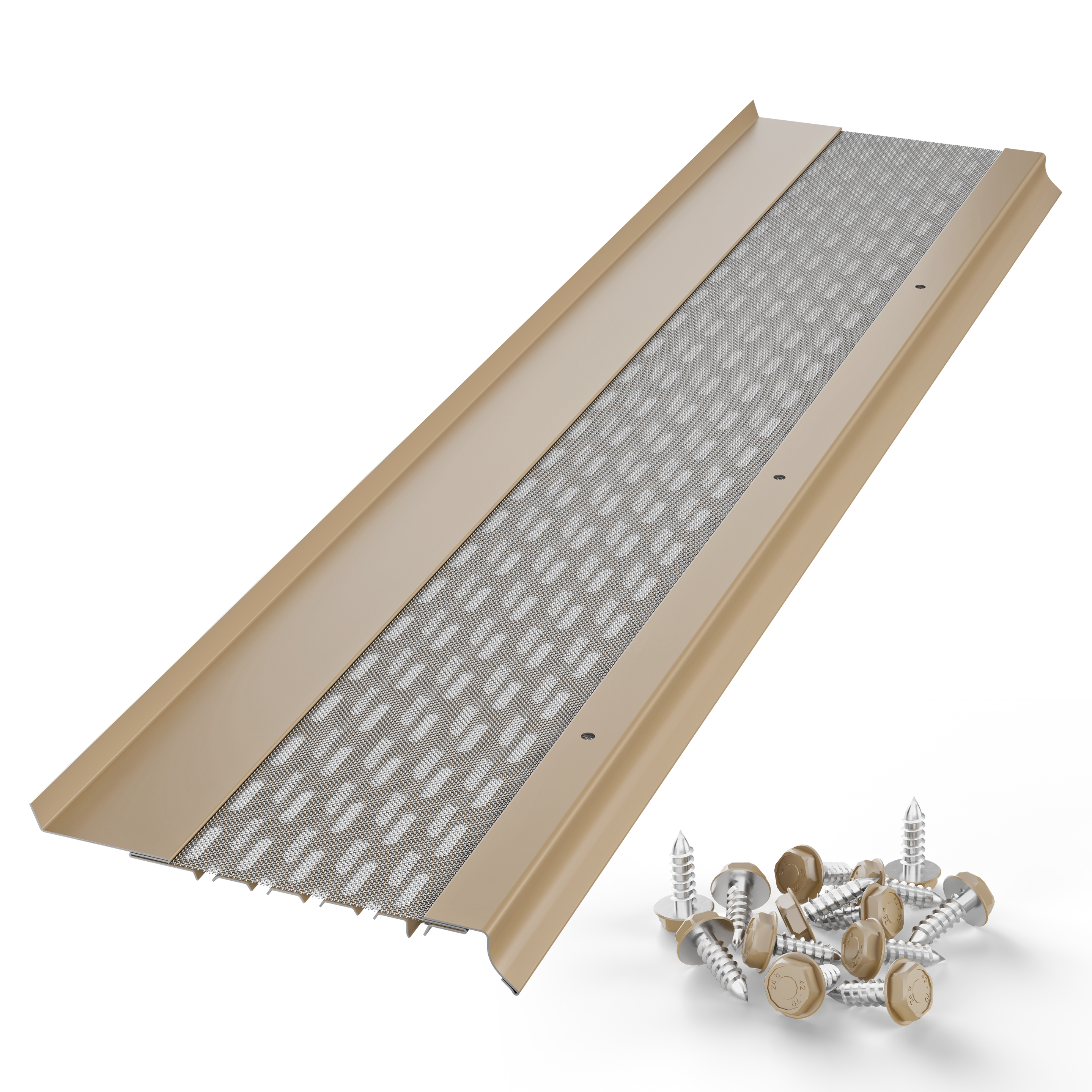 6” Micromesh Gutter Guards - Colors - $5.45 per ft
