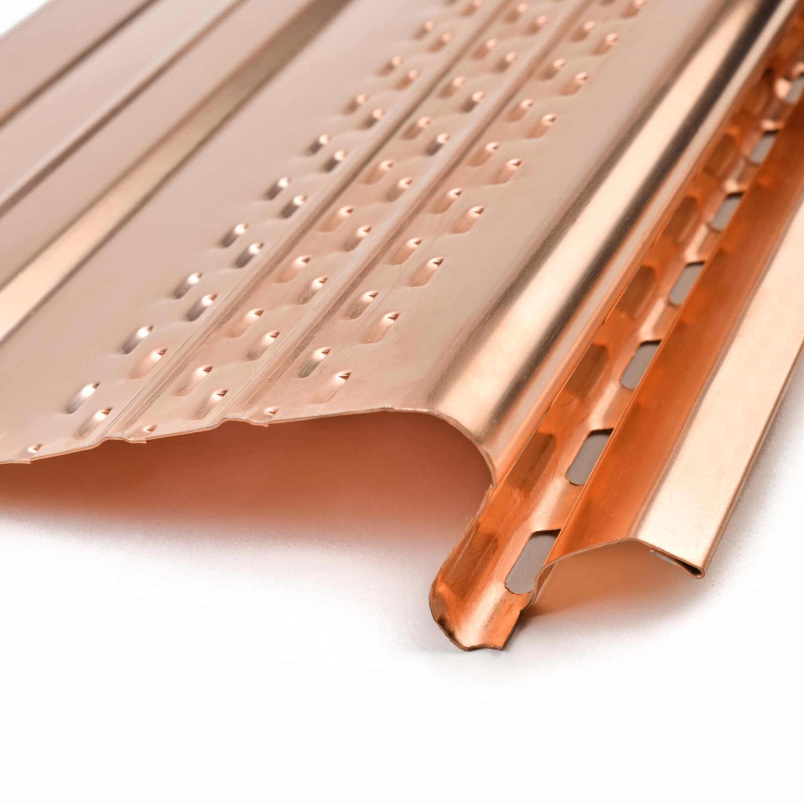 COPPER/GUTTER/GUARDS/GUARD/COVER/PROTECTION/HELMET/LEAF COVER/LEAFGUARDS/LEAFGURAD/LEAF PROTECTION/LEAF4GO/HALF ROUND GUARDS/