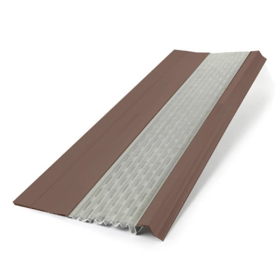 flat micromesh gutter guard  musket brown