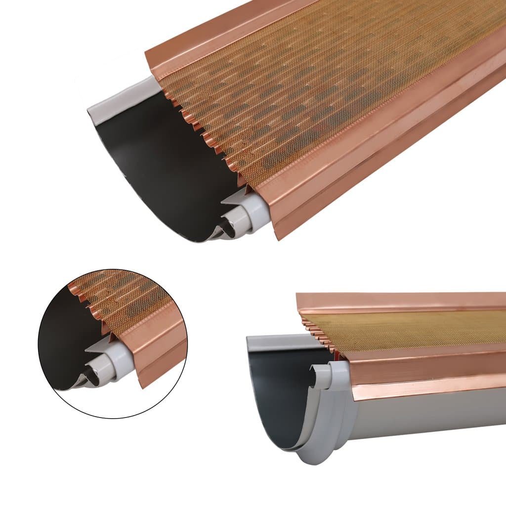 5"copper/Easy Install Mıcromesh/stainless/steel/gutter/guard/gutter/guards/gutter/screen/gutter/protection/