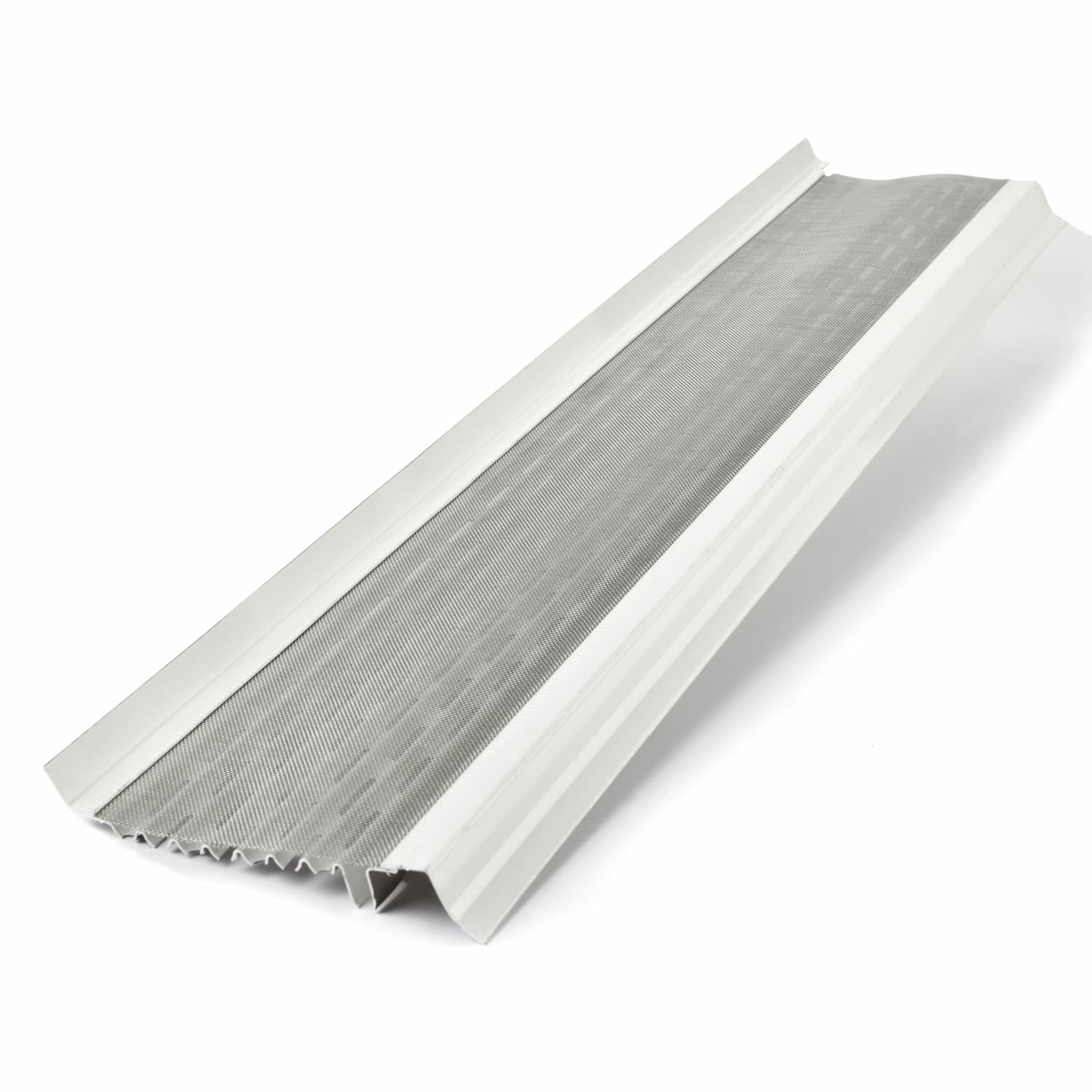 5 inch micromesh samples/5"Leaf4go-6&Flat micromesh white gutter guard/gutterguard/leaf filter/gutter/helmet/gutter/Gutter Filters/Guarantee/lifetime/ gutter cleaning forever.Best type of gutter guard/stainless steel micro/Gutter guard manufacturer