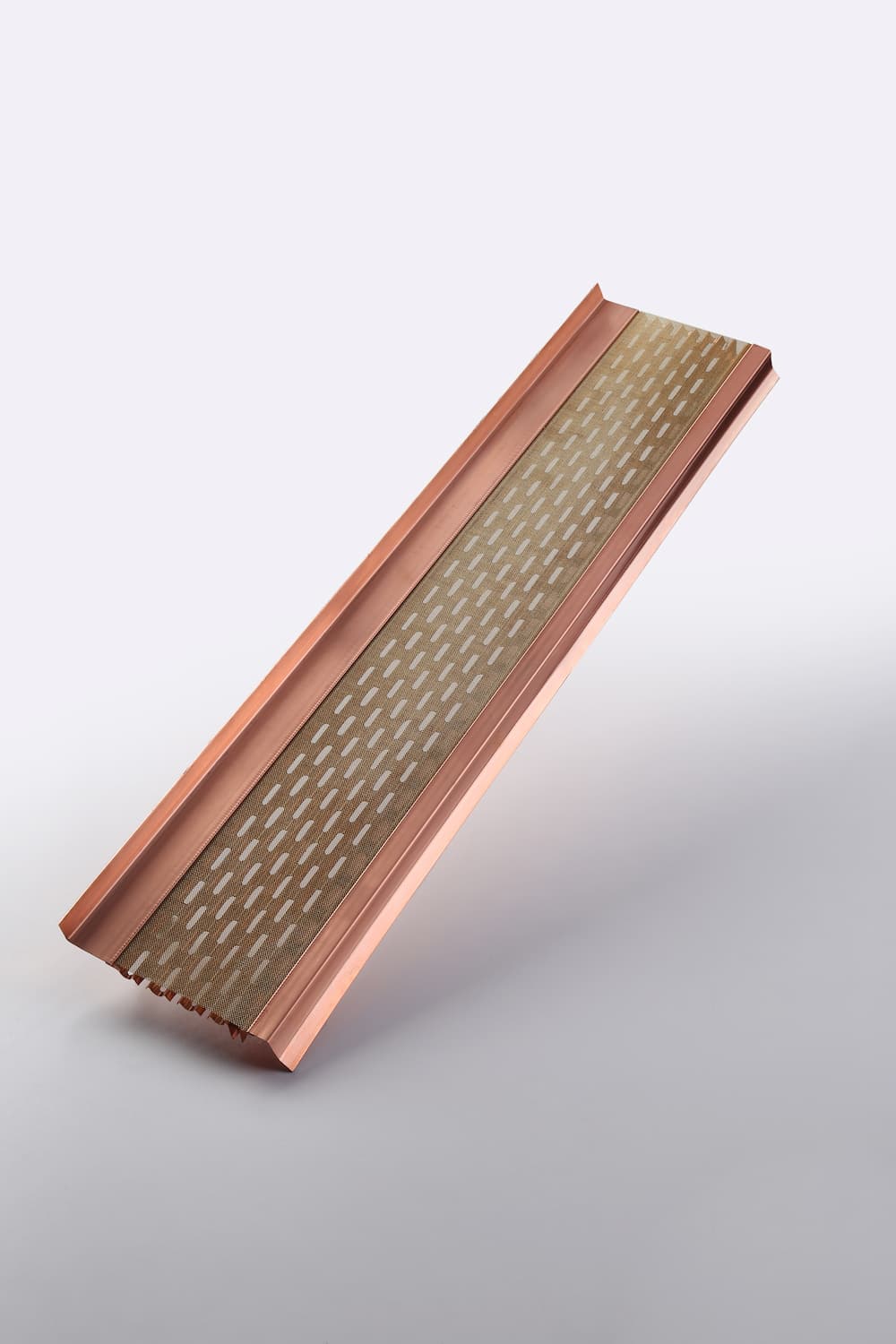 6"copper gutters. 6"k-style-Gutter,Types Styles.Gutter Guards for 6" half round copper gutter systems installed to fit top of your gutters Fully compatible with copper gutters. All Gutter Types & Styles.#1 MANUFACTURING