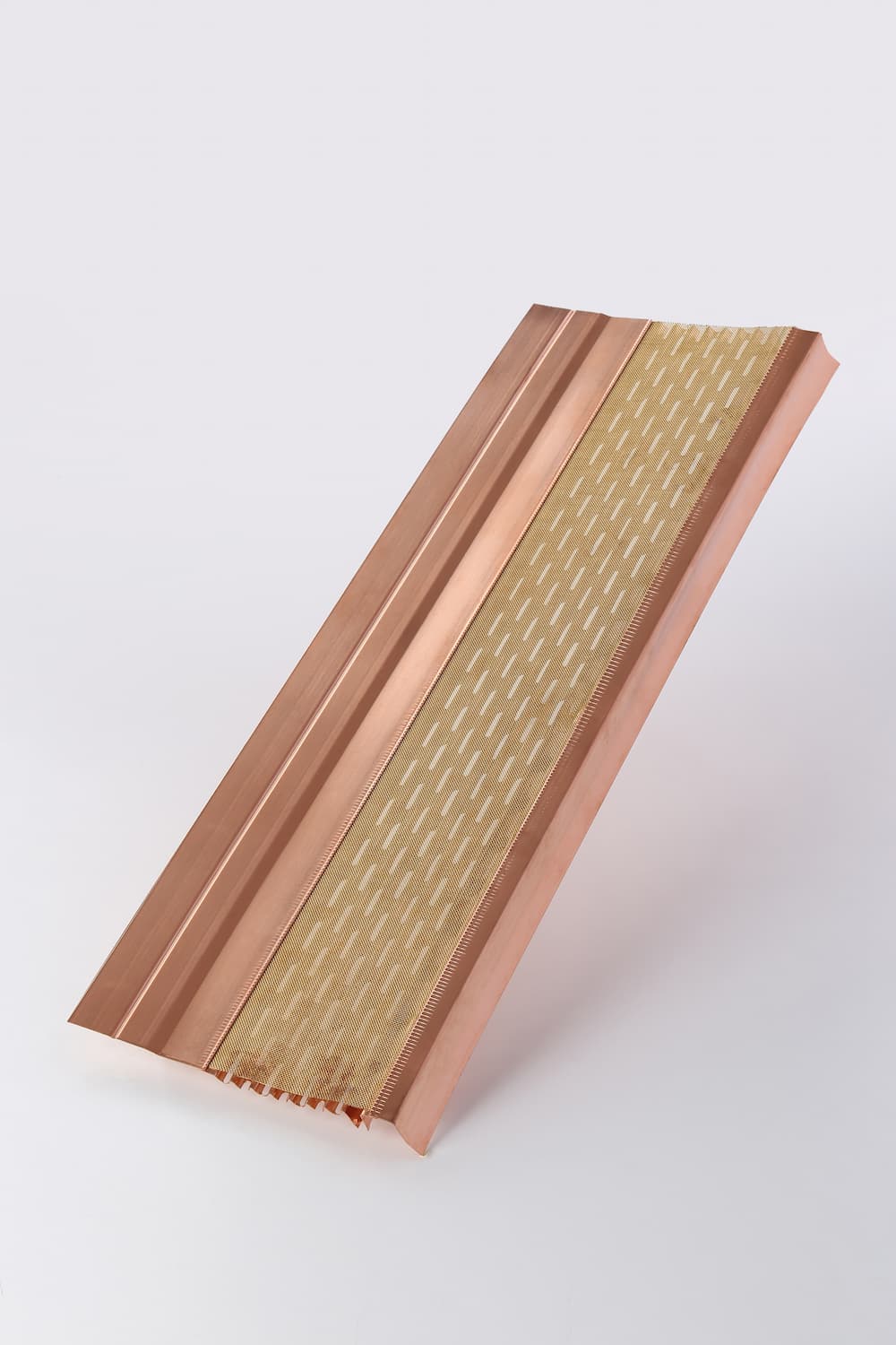 copper gutter guards micromesh leaf filter 