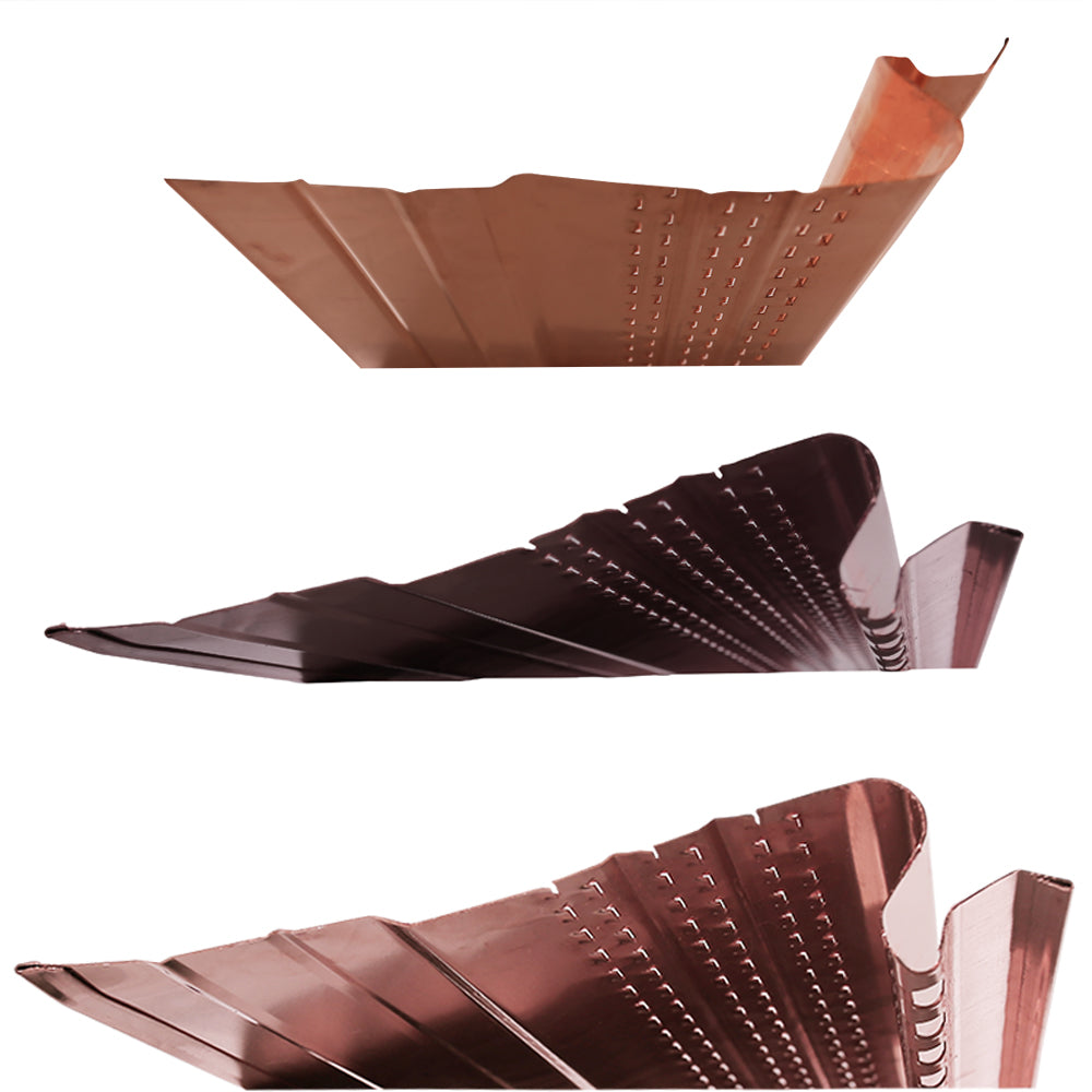Half Round Pro Gutter Guards Copper
