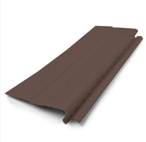 Half Round Pro Gutter Guards Musket Brown