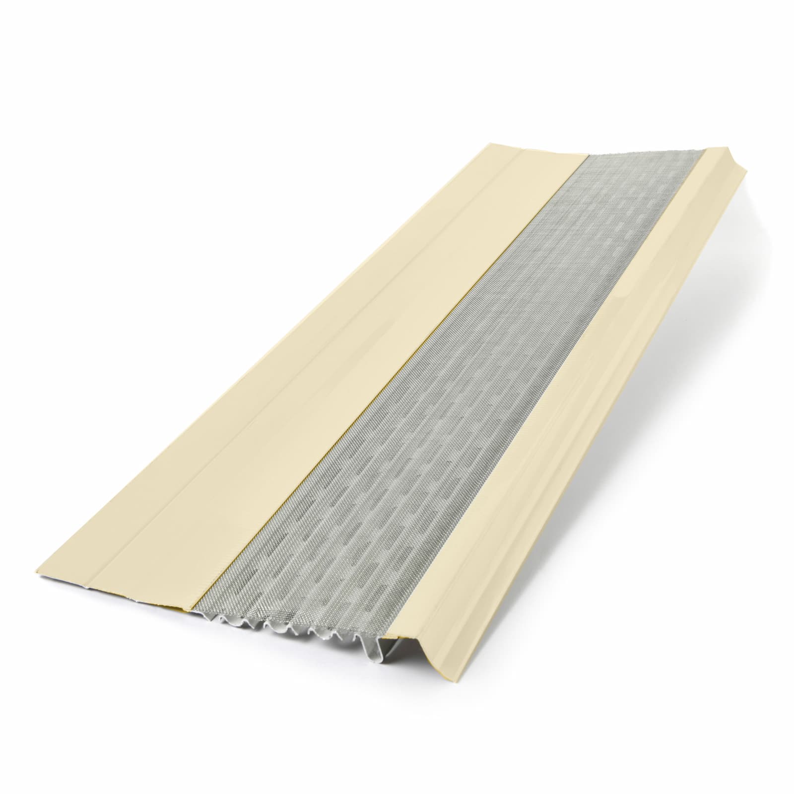 flat micromesh gutter guard creme