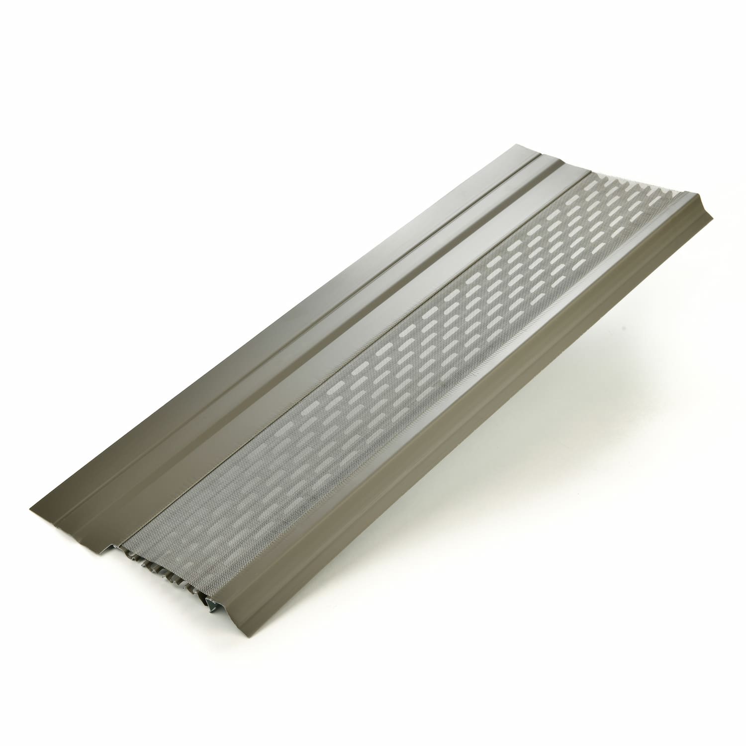 flat micromesh gutter guard terratone